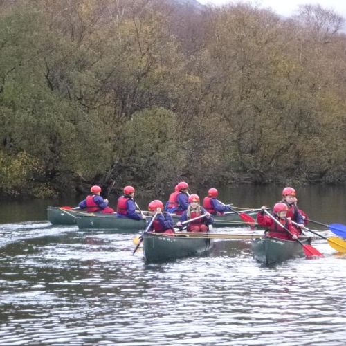 Red - Thursday - Canoes and Abseiling